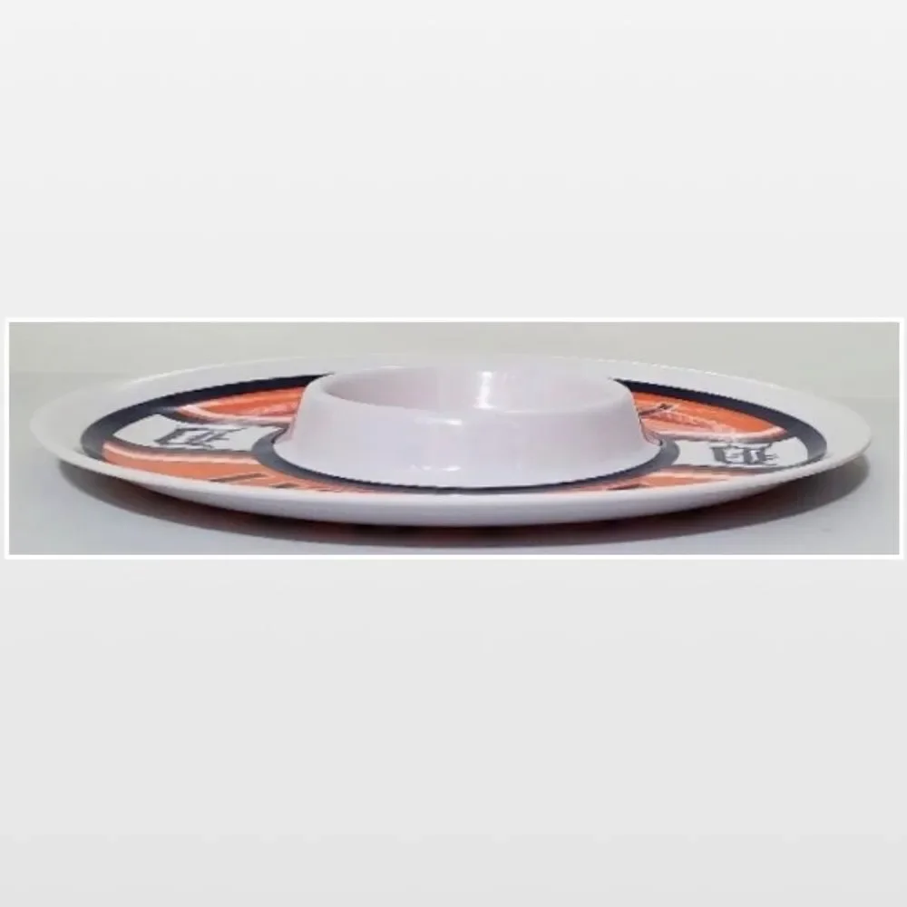 New Without Tags Detroit Tigers Baseball Chip Dip Platter Home